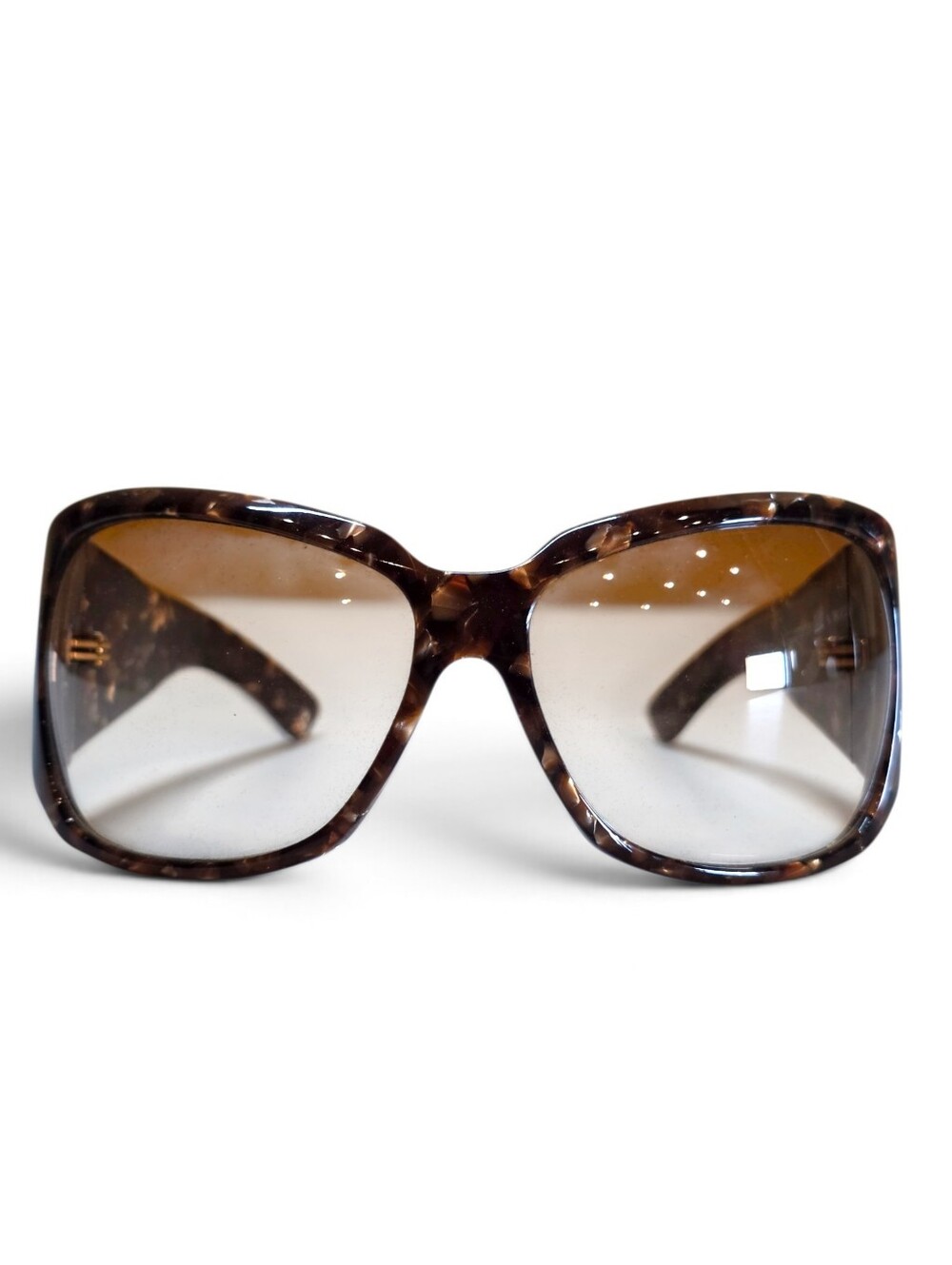 GUCCI Tortoiseshell Oversized Women's Sunglasses - Brown Gradient Lenses